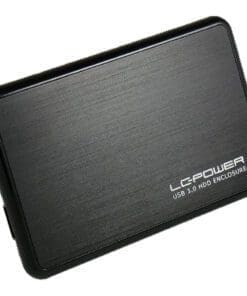 LC-Power LC-25BUB3, externes 2,5"-SATA-Gehäuse, USB 3.0, alu/schwarz, schwarz
