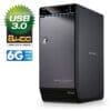 FANTEC DB-ALU31, externes 3,5"-SATA-Gehäuse, USB 3.1, schwarz