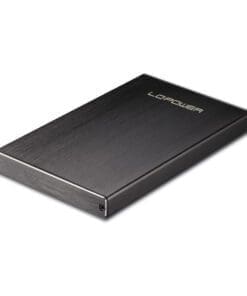 LC-Power LC-25U3-Becrux-C1, externes 2,5" USB 3.2-Gen.2x1-Typ C-Festplattengehäuse, schwarz
