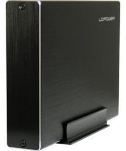 LC-Power LC-35U3-Becrux, externes 3,5"-SATA-Gehäuse, USB 3.0, Alu, schwarz, schwarz