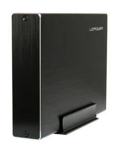 LC-Power LC-35U3-Becrux-C1, externes 3,5"-SATA-Festplattengehäuse, USB-C, Alu, schwarz