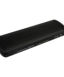 LC-Power LC-M2-C-NVME-2 M.2-NVMe-SSD-Gehäuse, USB 3.2 Gen.2x1, schwarz