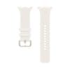 Samsung Misty Band (S/M), Cream (für Watch 8 und 9) Zweifarbiges Design, angenehmer Tragekomfort Das Misty Band aus softem, flexiblem Silikon sorgt den ganzen Tag über für einen angenehmen Tragekomfort und das sanfte, zweifarbige Pastell-Design lässt dich stets stilvoll erscheinen. Das Misty Band liegt eng und dennoch sanft am Handgelenk an, wodurch Fitnessdaten genau erfasst werden können - unabhängig, ob beim leichten Training oder beim Power-Workout. Durch das Schnellwechselsystem, kannst du innerhalb von Sekunden das Band ohne weitere Hilfsmittel und mit einem Knopfdruck wechseln. Wähle ein Armband das zu deinem Stil passt und verleihe deiner Galaxy einen persönlichen Touch.
