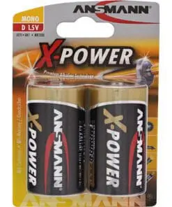 ANSMANN 5015633 Alkaline Batterie Mono D, X-Power, 2er-Pack