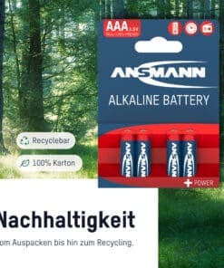 ANSMANN 5015553 RED Alkaline-Batterie, Micro (AAA), LR03, 4er Pack ANSMANN 5015553 RED Alkaline-Batterie, Micro (AAA), LR03, 4er Pack – Bild 8