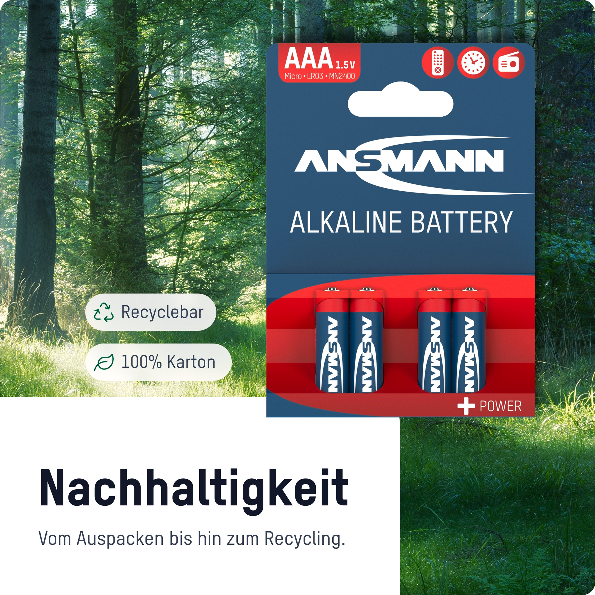 ANSMANN 5015553 RED Alkaline-Batterie, Micro (AAA), LR03, 4er Pack ANSMANN 5015553 RED Alkaline-Batterie, Micro (AAA), LR03, 4er Pack – Bild 8