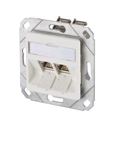 METZ CONNECT E-DAT modul 2 Port UPk Cat.6A, reinweiß