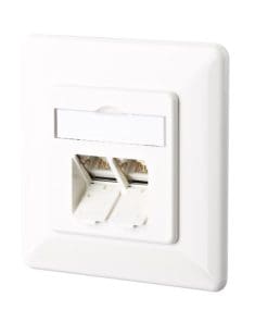 METZ CONNECT E-DAT C6 2 Port UP reinweiß