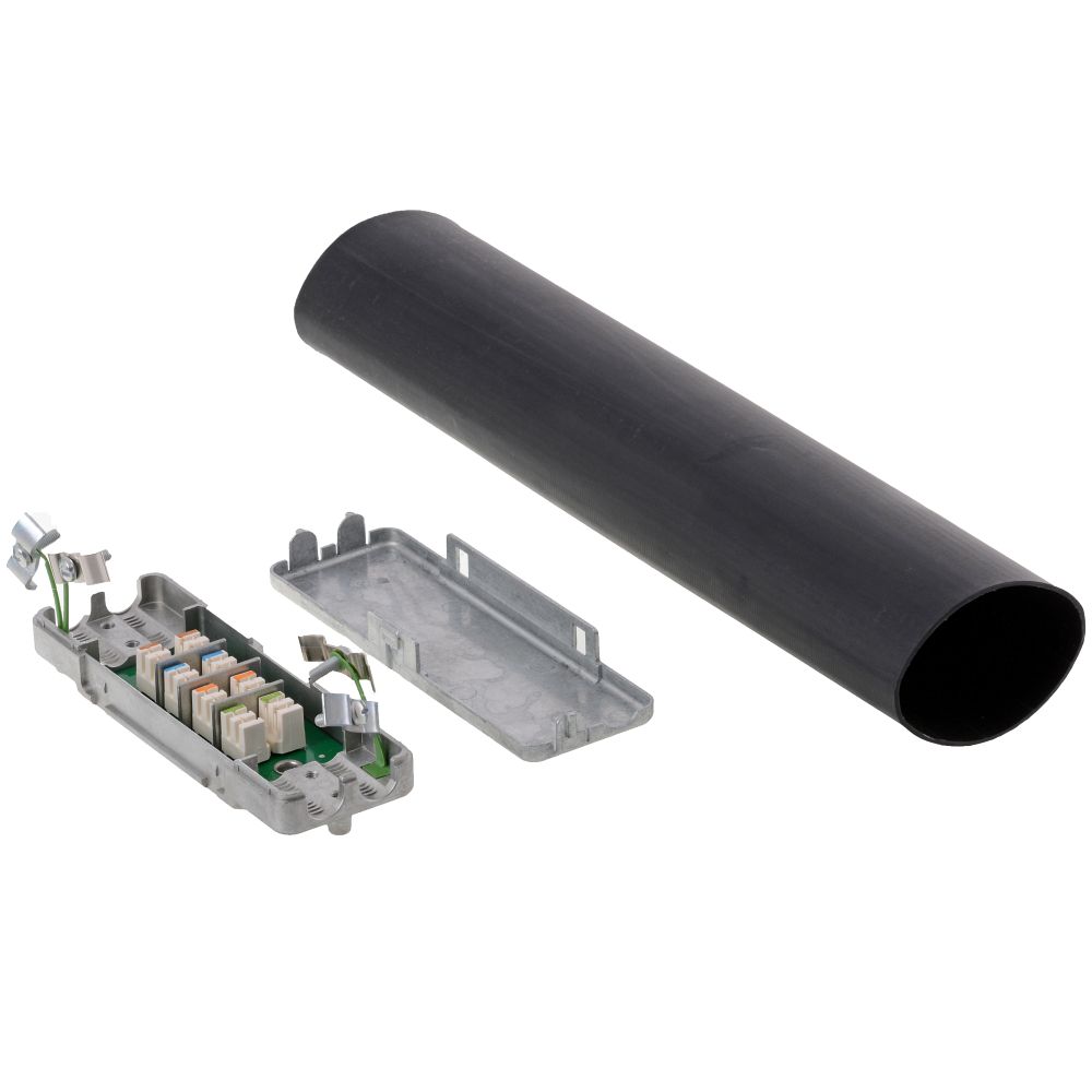 METZ CONNECT CAT 7 Kabelverbinder IP67 mit Schrumpfschlauch METZ CONNECT CAT 7 Kabelverbinder IP67 mit Schrumpfschlauch