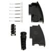 helos TAE Stecker: TAE 6 F, schwarz, lose