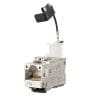 METZ CONNECT C6Amodul K 90° Jack - Keystone Modulare Cat.6, A Anschlusseinheit RJ45, Einbauform: Keystone, Kabelzuführung 180°, Lieferung in einer 12er Verpackung