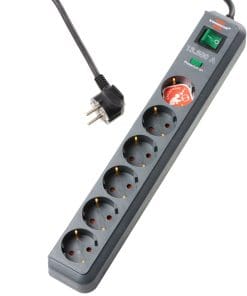Brennenstuhl Eco-Line 13.500A ÜSS 6-fach anthrazit, 5 m