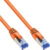 Patchkabel, S/FTP (PiMf), Cat.6A, 500MHz, halogenfrei, Kupfer, orange, 10m, orange InLine® Patchkabel, S/FTP (PiMf), Cat.6A, 500MHz, halogenfrei, Kupfer, orange, 100m