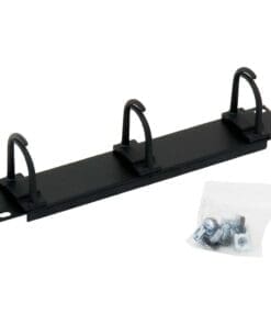 10" Rangierpanel, Kabelführung, 1HE, schwarz, Triton RAB-VP-X02-C1, schwarz