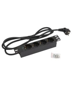 Steckdosenleiste 4-fach, Triton RAB-PD-X91-C1, 25,4cm (10")