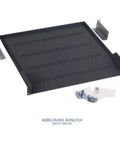 Triton 19" Fachboden 350mm Traglast 40kg schwarz