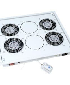 Triton Belüftungseinheit 4-Ventilatoren saugend grau