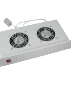 Triton 19" Belüftungseinheit 2-Ventilatoren Thermostat
