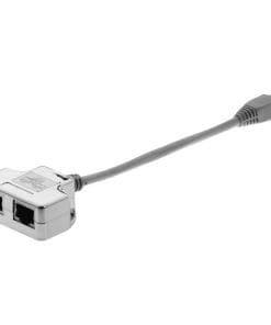 Ecolan T-Adapter CAT 5e Ethernet/Ethernet, 2 x 10/100BaseT, Cable-Sharing