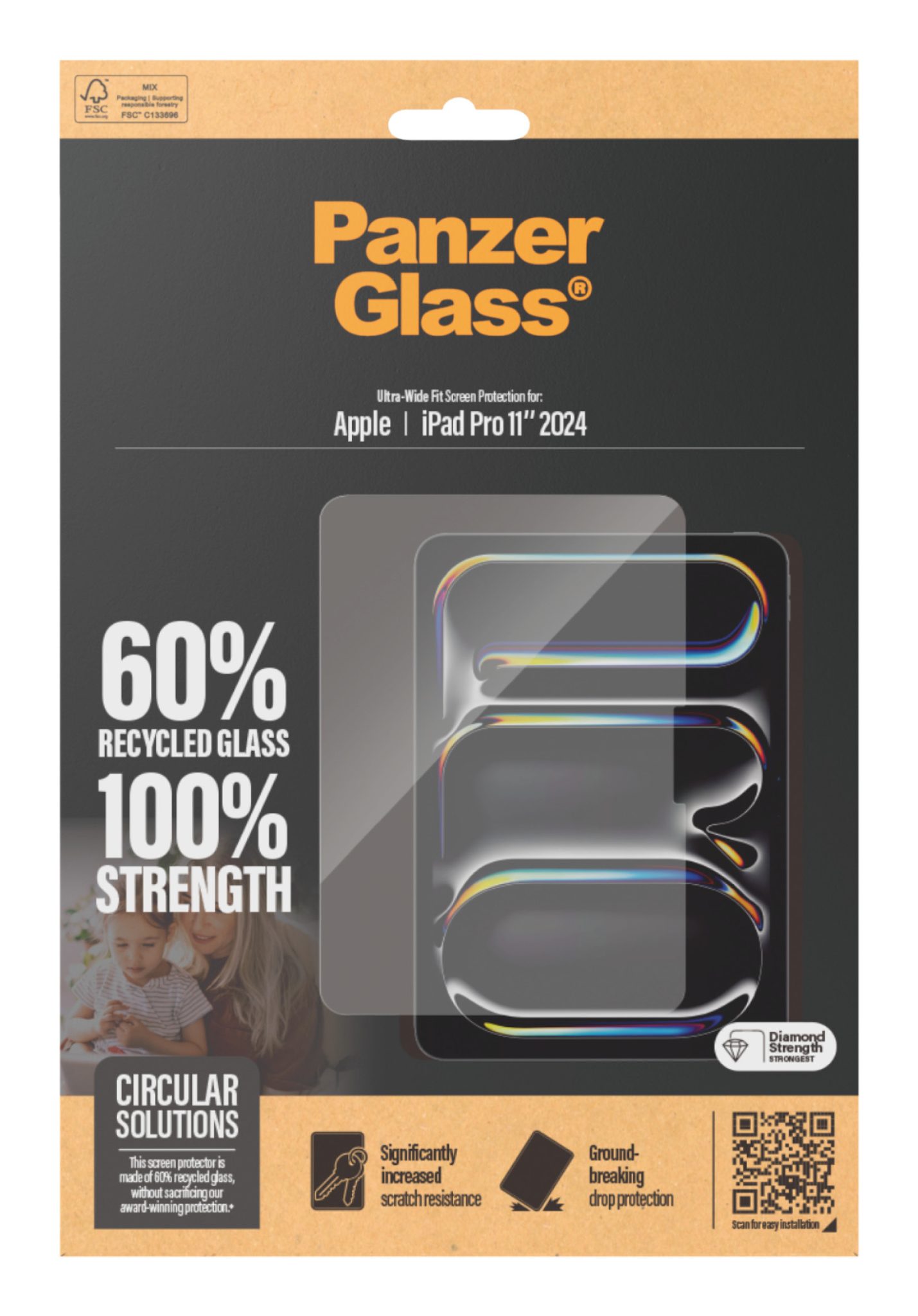 PanzerGlass Displayschutz iPad Pro 11" 2024 Ultra-Wide Fit PanzerGlass Displayschutz iPad Pro 11" 2024 Ultra-Wide Fit – Bild 3