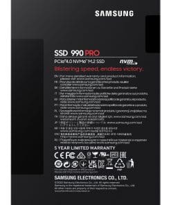 Samsung 990 PRO SSD-verschlüsselt-1 TB-intern-M.2 2280-PCIe-4.0 x4 (NVMe) Samsung 990 PRO SSD-verschlüsselt-1 TB-intern-M.2 2280-PCIe-4.0 x4 (NVMe) – Bild 7