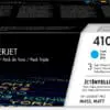 HP 410X 3er-Pack Cyan/Magenta/Gelb Orig. LaserJet Tonerkar. Ideal geeignet für Ausdrucke in professioneller Qualität in den hohen Geschwindigkeiten, für die Ihr HP Drucker oder MFP konzipiert wurde, bei gleichzeitigem Schutz vor Betrug.Setzen Sie auf Original HP Tonerkartuschen mit JetIntelligence, die hohe Qualität bei hohen Geschwindigkeiten sowie kostengünstige Optionen für hohe Reichweite und eine Technologie zur Bekämpfung von Betrugsfällen bieten, all dies um konsistente HP Qualität zu gewährleisten.