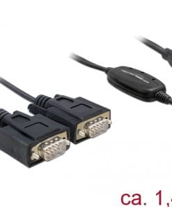 Delock Adapter USB 2.0 > 2 x Seriell
