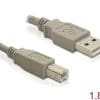 Delock Kabel USB 2.0 Typ-A Stecker > USB 2.0 Typ-B Stecker 1,8 m