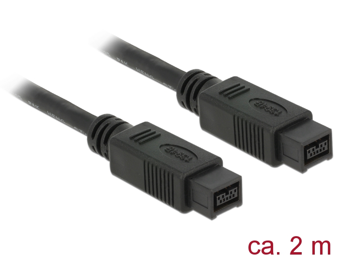Delock Kabel FireWire 9 Pin Stecker > 9 Pin Stecker 2 m Delock Kabel FireWire 9 Pin Stecker > 9 Pin Stecker 2 m