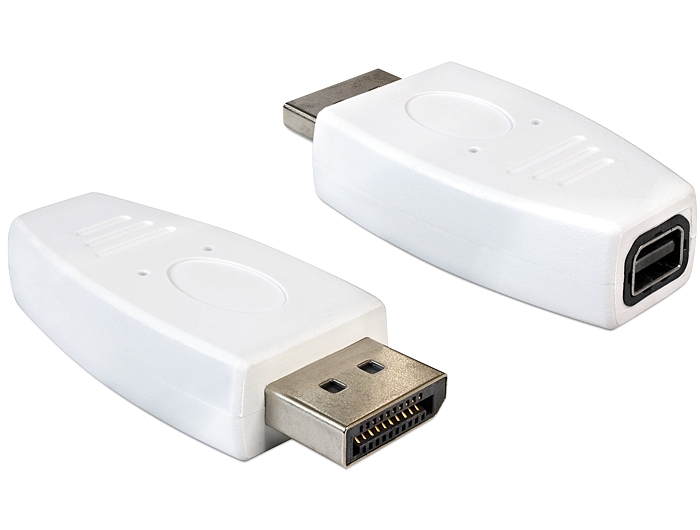 Delock Adapter Displayport 1.2 Stecker > Displayport mini Buchse Delock Adapter Displayport 1.2 Stecker > Displayport mini Buchse