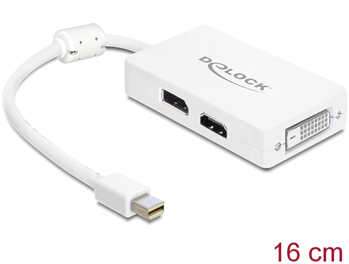 Delock Adapter mini Displayport 1.1 > Displayport/HDMI/DVI Delock Adapter mini Displayport 1.1 > Displayport/HDMI/DVI