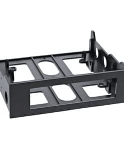 InLine® Floppy-Einbaurahmen mit Schrauben, schwarz