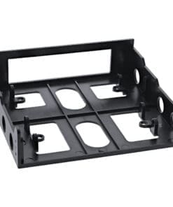 Alternative view of InLine® Floppy-Einbaurahmen mit Schrauben, schwarz