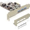 Delock PCI Express Karte > 3 x extern + 1 x intern USB 3.0 Typ A Buchse