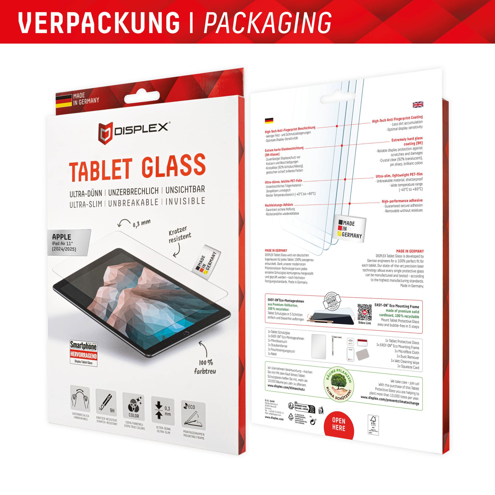 DISPLEX Panzerglas iPad Air 11" (2024/25) DISPLEX Panzerglas iPad Air 11" (2024/25) – Bild 8
