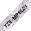 Schriftband TZe-MPSL31 silber Spitzen / schwarz 12mm x 4m Textilband TZe-RN34 marineblau / gold 12 mm x 4 m.