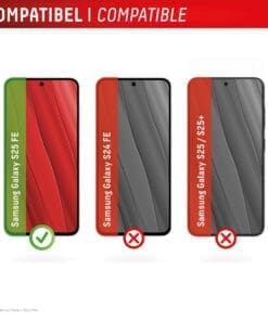 DISPLEX Panzerglas 10H inklusive Handyhülle transparent für Samsung Galaxy S25 FE – Bild 7