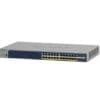 Netgear GS728TPP 28PT GE POE+ SMART SWITCH Die NETGEAR PoE+ Gigabit Smart Switches mit Remote-/Cloud-Management bieten ein ausgezeichnetes Preis-Leistungs-Verhältnis und verfügen über konfigurierbare L2-Netzwerkfunktionen wie VLANs und die Planung des PoE-Betriebs. Dies ermöglicht es SMB-Kunden, PoE-basierte VoIP-Telefone, IP-Kameras, Video-over-IP-Endpunkte und drahtlose Zugangspunkte einfach und sicher bereitzustellen. Fortgeschrittene Funktionen wie IPv4/IPv6-Layer-3-Static-Routing, LACP-Linkaggregation, DiffServ-QoS, private VLANs, Multicast-VLAN-Registrierung und Spanning Tree werden selbst die anspruchsvollsten kleinen Unternehmensnetzwerke zufriedenstellen.