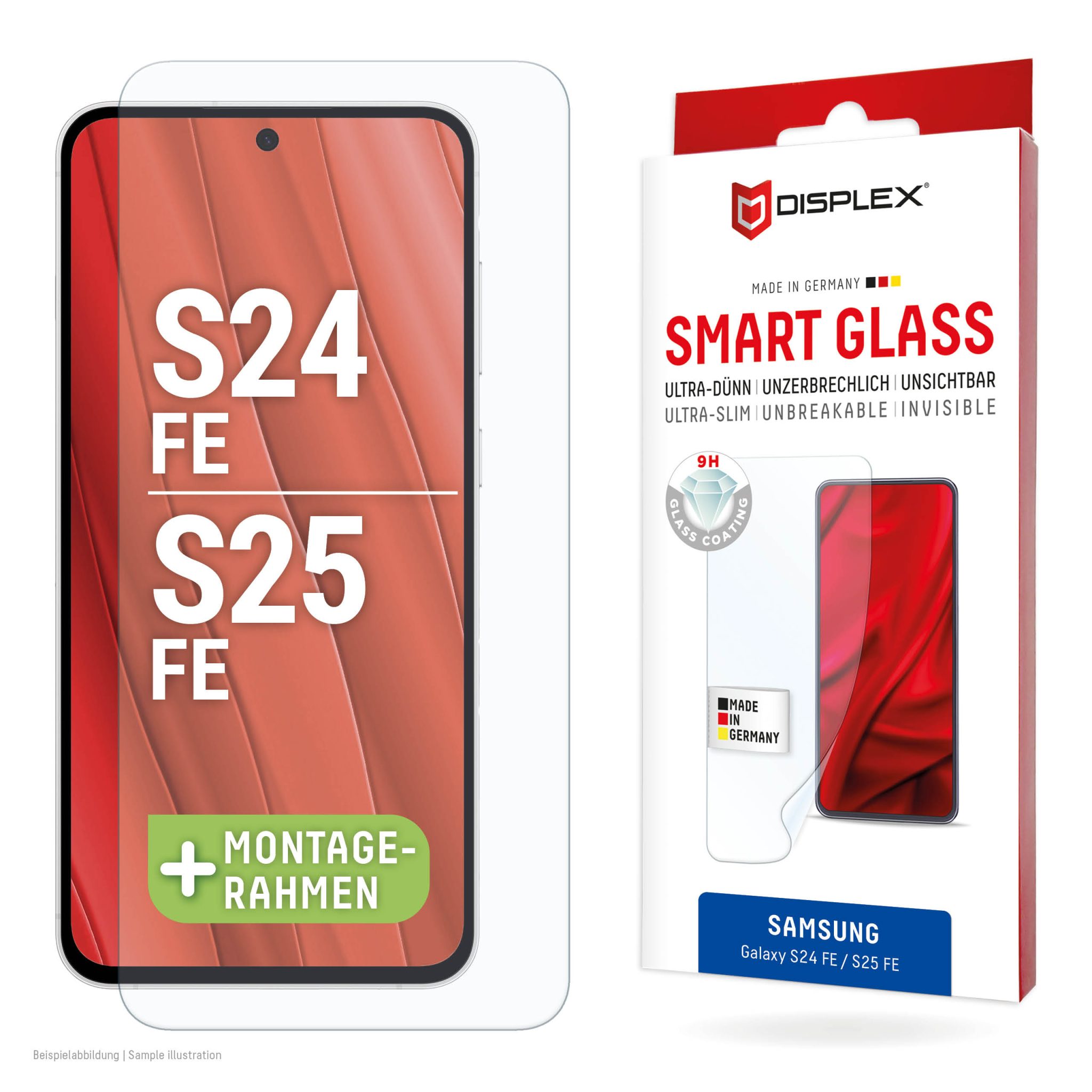 DISPLEX Panzerfolie 9H für Samsung Galaxy S24 FE / S25 FE DISPLEX Panzerfolie 9H für Samsung Galaxy S24 FE / S25 FE