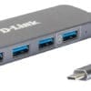 D-Link DUB-2340 USB-C auf 4-Port Hub 4x USB 4x 3.0