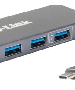 D-Link DUB-2340 USB-C auf 4-Port Hub 4x USB 4x 3.0
