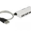 Delock USB 2.0 Externer Hub 4 Port