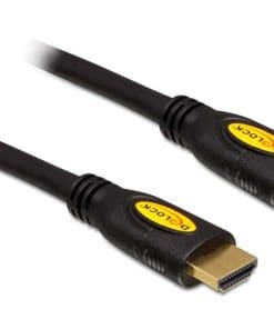Delock Kabel High Speed HDMI mit Ethernet - HDMI-A St. > HDMI-A St. 4K 1m
