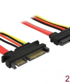 Delock Verlängerungskabel SATA 6GB/s 22Pin St. > 22 Pin Bu. (5V+12V) 20cm