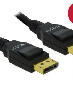 Delock Kabel Displayport 1.2 Stecker > Displayport Stecker 4K 2 m