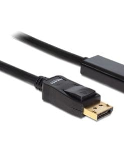 Delock Kabel Displayport 1.1 Stecker > High Speed HDMI-A Stecker schwarz 2 m