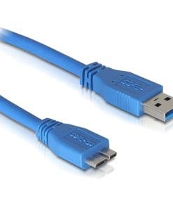 Delock Kabel USB 3.0 Typ-A Stecker > USB 3.0 Typ Micro-B Stecker 1 m blau