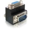 Delock Adapter VGA Stecker/Buchse 90°gewinkelt + 1 x VGA Buchse 20 cm