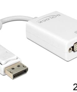 Delock Adapter Displayport 1.1 Stecker > DVI Buchse Passiv