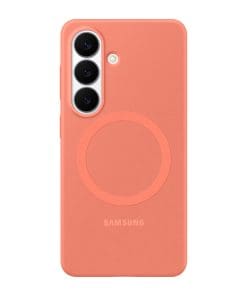 Samsung Silicone Magnet Case Galaxy S26, Coralred